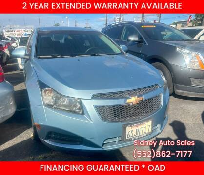 2011 Chevrolet Cruze for sale at Sidney Auto Sales in Downey CA