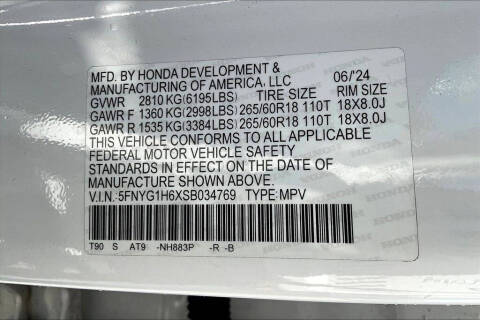 2025 Honda Pilot TrailSport
