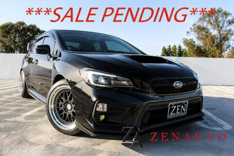 2019 Subaru WRX for sale at Zen Auto Sales in Sacramento CA