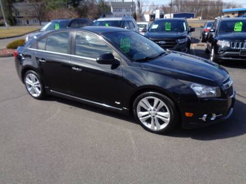 2014 Chevrolet Cruze for sale at BETTER BUYS AUTO INC in East Windsor CT