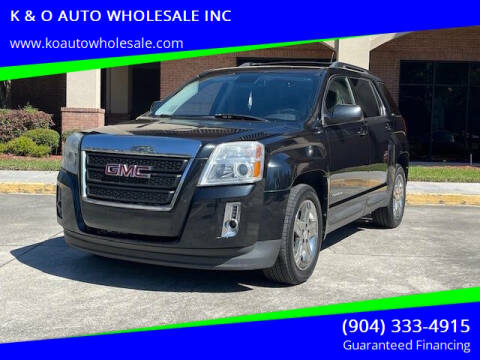 2012 GMC Terrain for sale at K & O AUTO WHOLESALE INC in Jacksonville FL