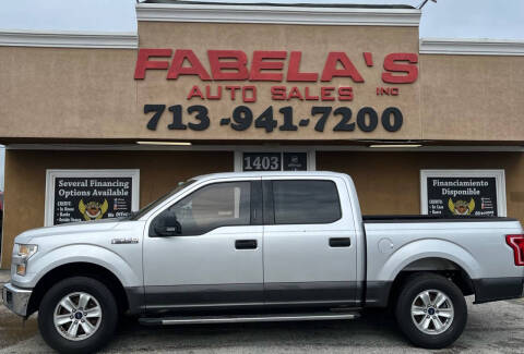 2017 Ford F-150 for sale at Fabela's Auto Sales Inc. in South Houston TX