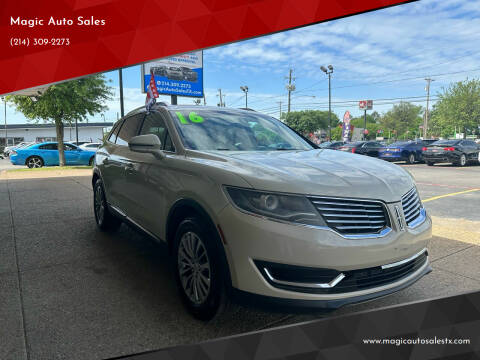 2016 Lincoln MKX for sale at Magic Auto Sales in Dallas TX