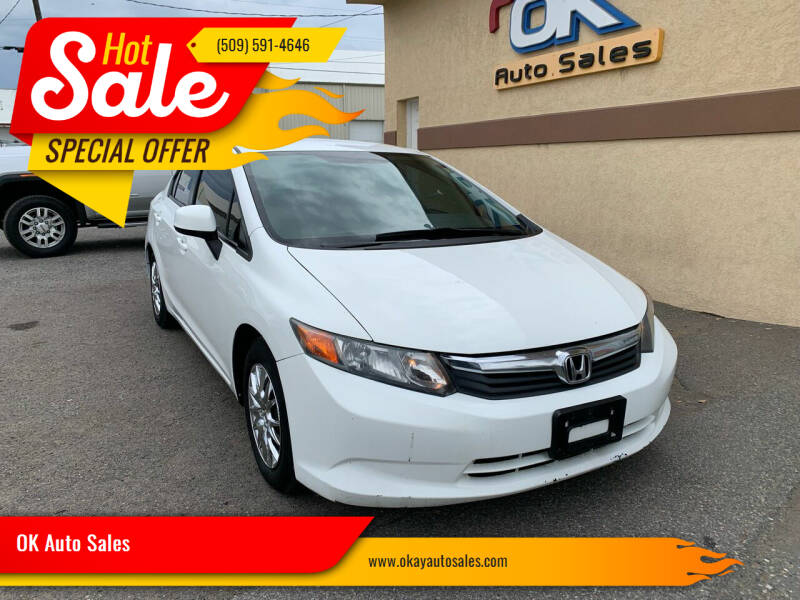 2012 Honda Civic for sale at OK Auto Sales in Kennewick WA