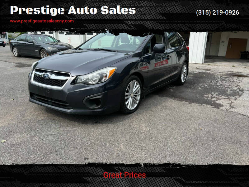 2014 Subaru Impreza for sale at Prestige Auto Sales in Yorkville NY