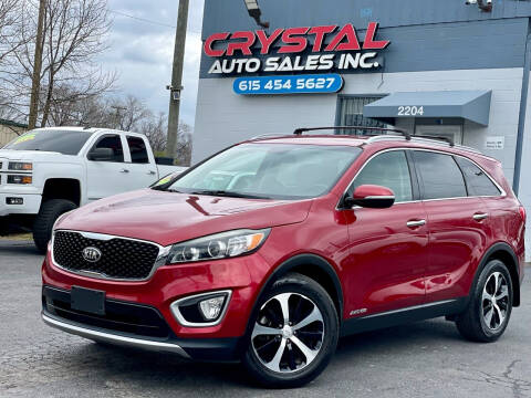 2016 Kia Sorento for sale at Crystal Auto Sales Inc in Nashville TN