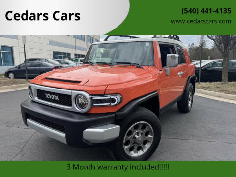 2013 Toyota FJ Cruiser for sale at Cedars Cars in Chantilly VA