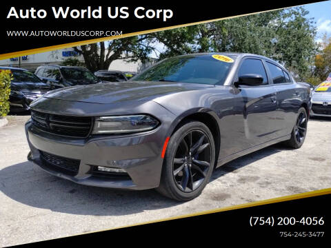 2016 Dodge Charger for sale at Auto World US Corp in Plantation FL