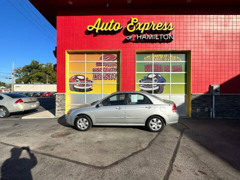 2008 Kia Spectra for sale at AUTO EXPRESS OF HAMILTON LLC in Hamilton OH