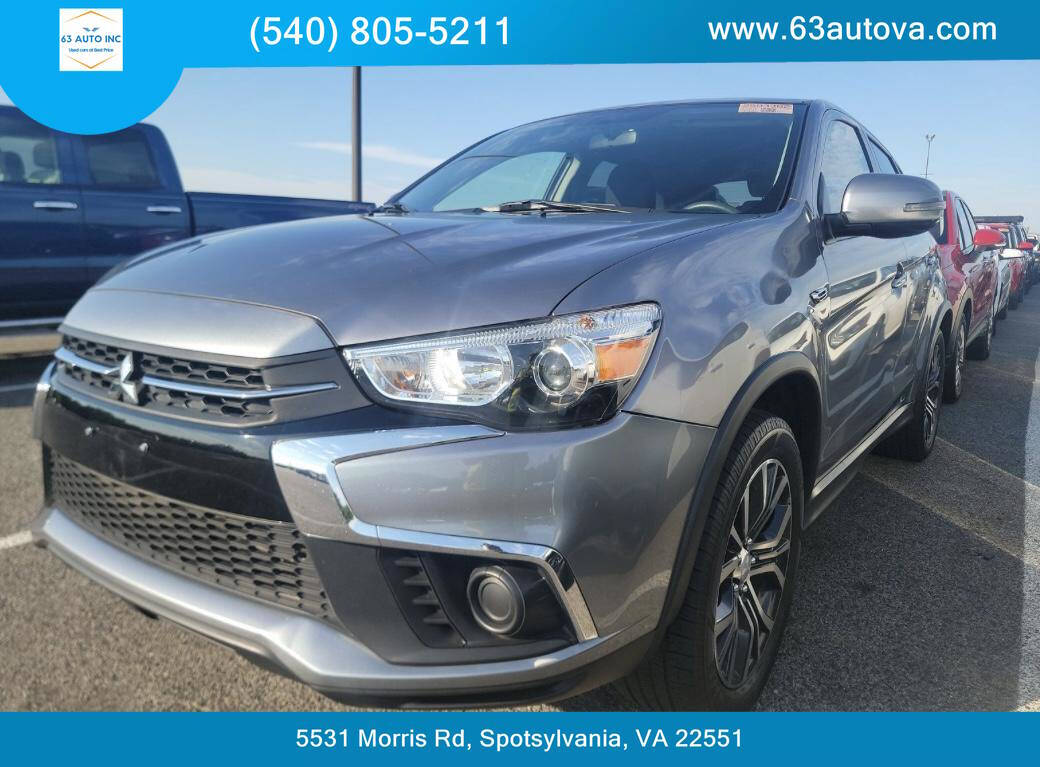 2019 Mitsubishi Outlander Sport for sale at 63 Auto Inc in Spotsylvania, VA