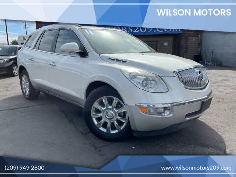 2011 Buick Enclave for sale at WILSON MOTORS in Stockton CA