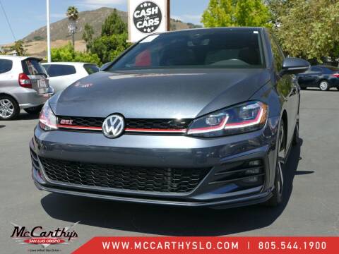 2019 Volkswagen Golf GTI for sale at McCarthy Wholesale in San Luis Obispo CA