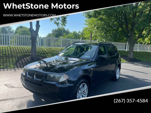 2006 BMW X3 for sale at WhetStone Motors in Bensalem PA