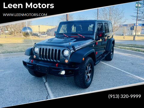 2017 Jeep Wrangler Unlimited for sale at Leen Motors in Merriam KS