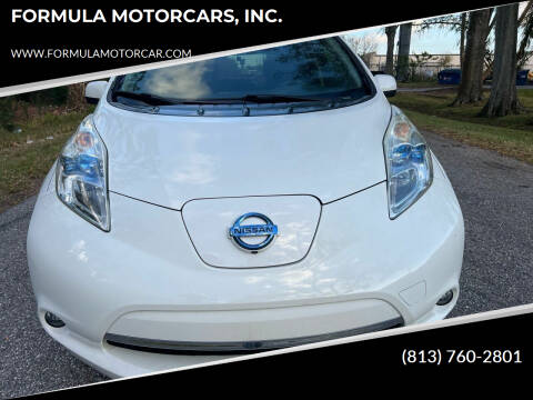 2015 Nissan LEAF for sale at FORMULA MOTORCARS, INC. in Tampa FL