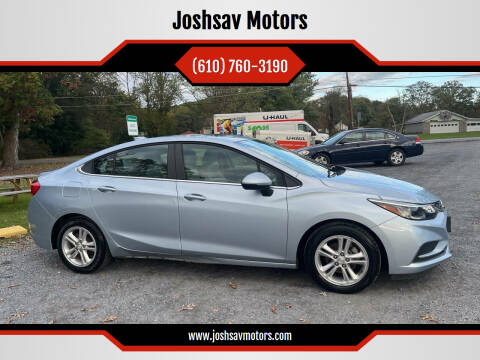 2017 Chevrolet Cruze for sale at Joshsav Motors in Walnutport PA