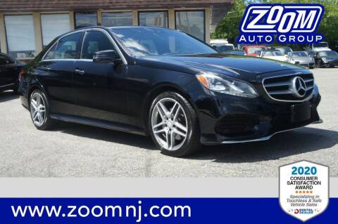 2015 Mercedes-Benz E-Class for sale at Zoom Auto Group in Parsippany NJ