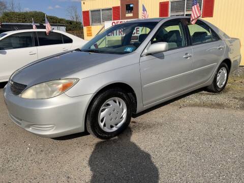 2004 Toyota Camry for sale at Lance Motors in Monroe Township NJ