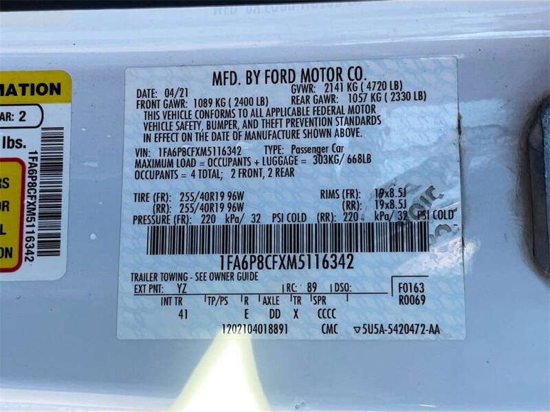 2021 Ford Mustang GT Premium