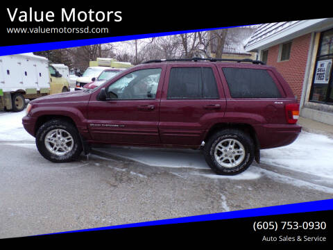 2000 Jeep Grand Cherokee for sale at Value Motors in Watertown SD