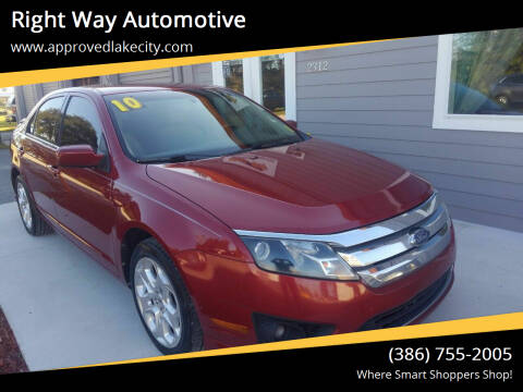 Ford Fusion For Sale In Lake City Fl Right Way Automotive