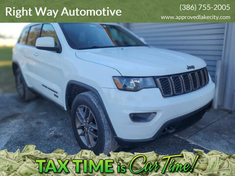 2016 Jeep Grand Cherokee for sale at Right Way Automotive in Lake City FL