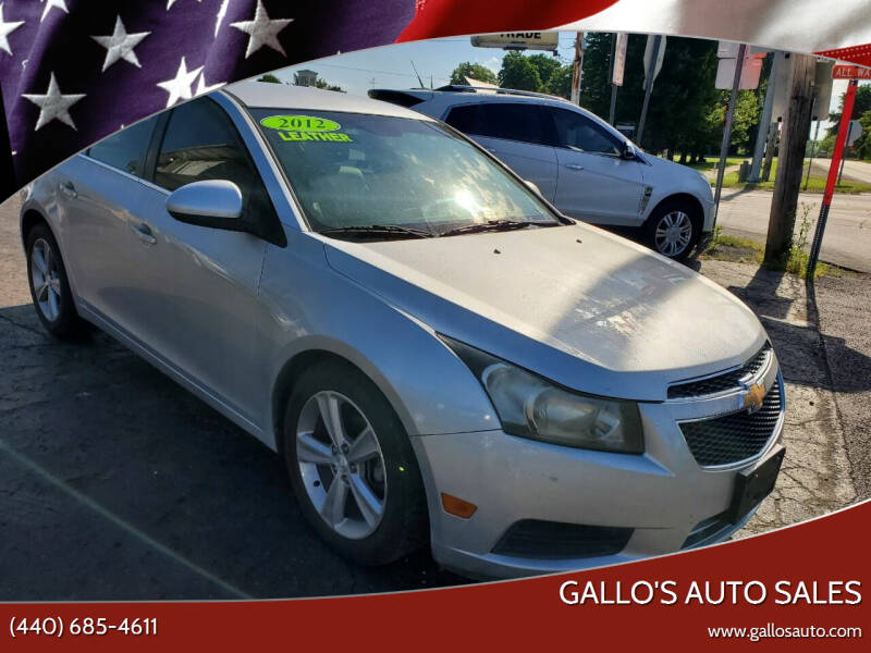 2012 Chevrolet Cruze for sale at Gallo's Auto Sales in North Bloomfield OH