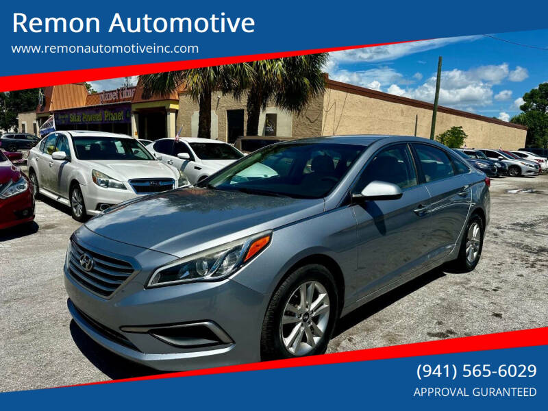 2017 Hyundai Sonata for sale at Remon Automotive in Saint Petersburg FL