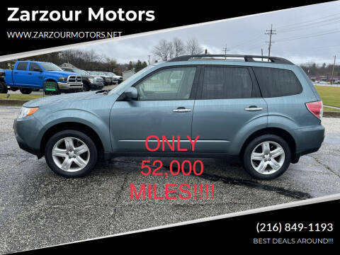 2009 Subaru Forester for sale at Zarzour Motors in Chesterland OH