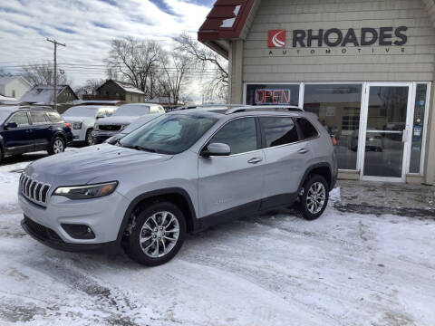 2019 Jeep Cherokee for sale at Rhoades Automotive Inc. in Columbia City IN