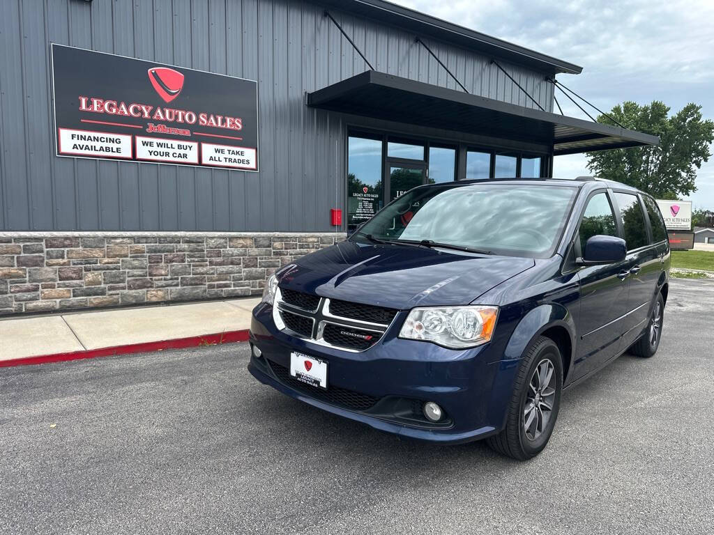 Blue 2017 Dodge Grand Caravan SXT SXT 4dr Mini-Van 1