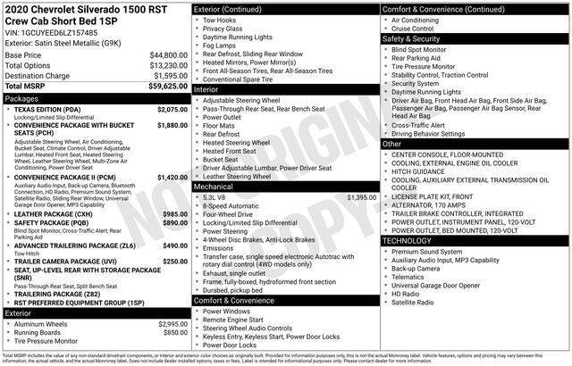 2020 Chevrolet Silverado 1500
