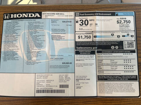 2014 Honda Accord EX-L