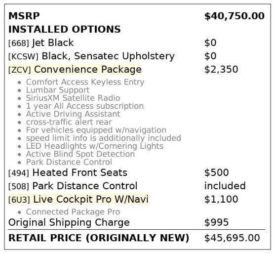 2020 BMW 3 Series 330i