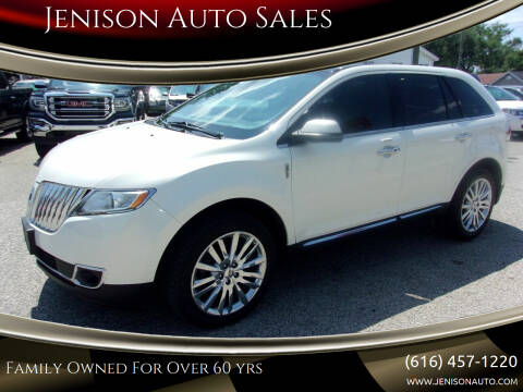 2013 Lincoln MKX for sale at Jenison Auto Sales in Jenison MI