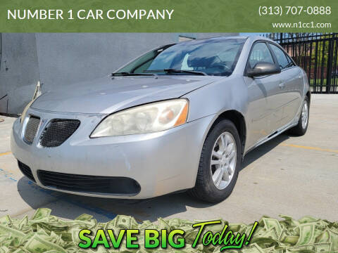 2006 Pontiac G6 for sale at NUMBER 1 CAR COMPANY in Detroit MI