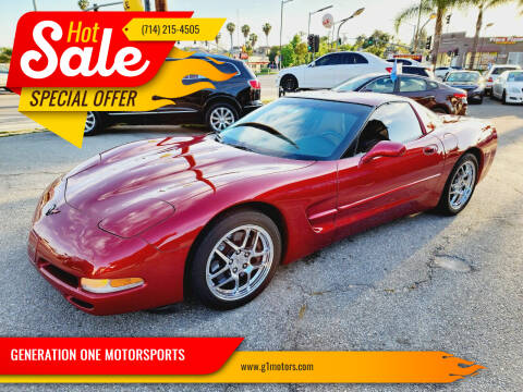 1999 Chevrolet Corvette for sale at Generation 1 Motorsports in Whittier CA