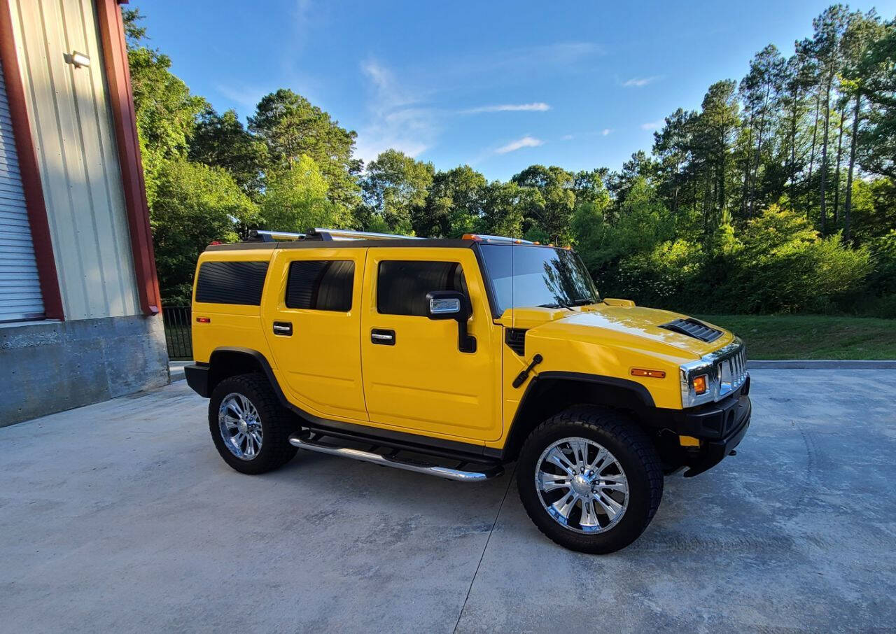 custom yellow hummer h2