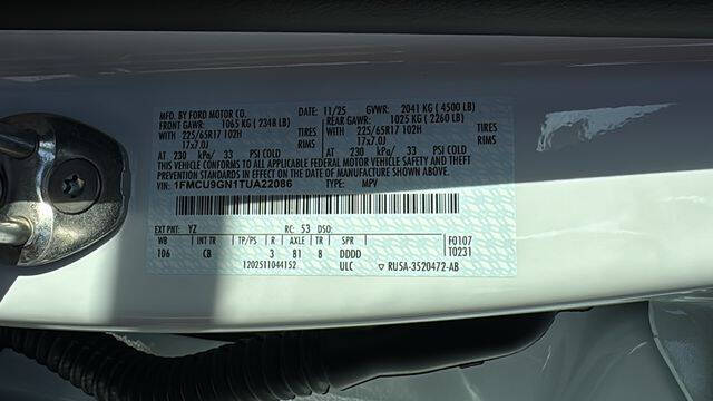2026 Ford Escape Active