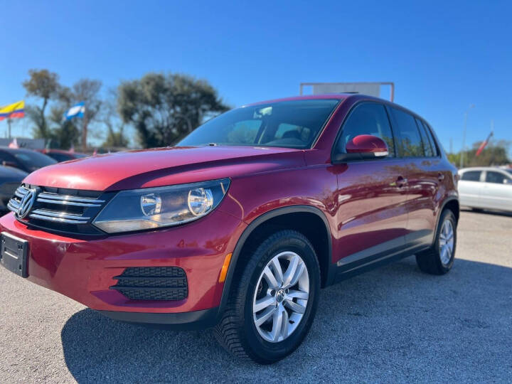 2013 Volkswagen Tiguan for sale at J-R Auto Sales LLC in Houston, TX