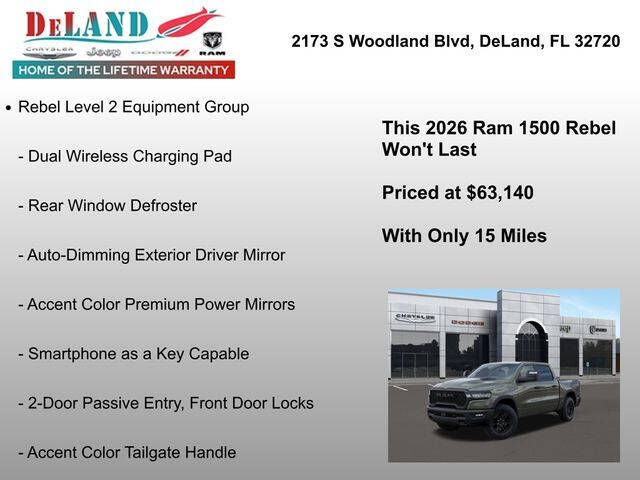 2026 RAM 1500 Rebel