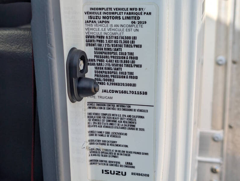 2020 Chevrolet 4500HD LCF