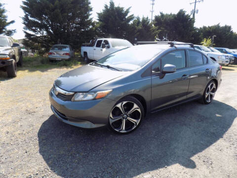 2012 Honda Civic for sale at PERUVIAN MOTORS SALES in Warrenton VA