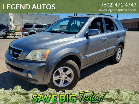 2006 Kia Sorento for sale at LEGEND AUTOS in Peoria AZ