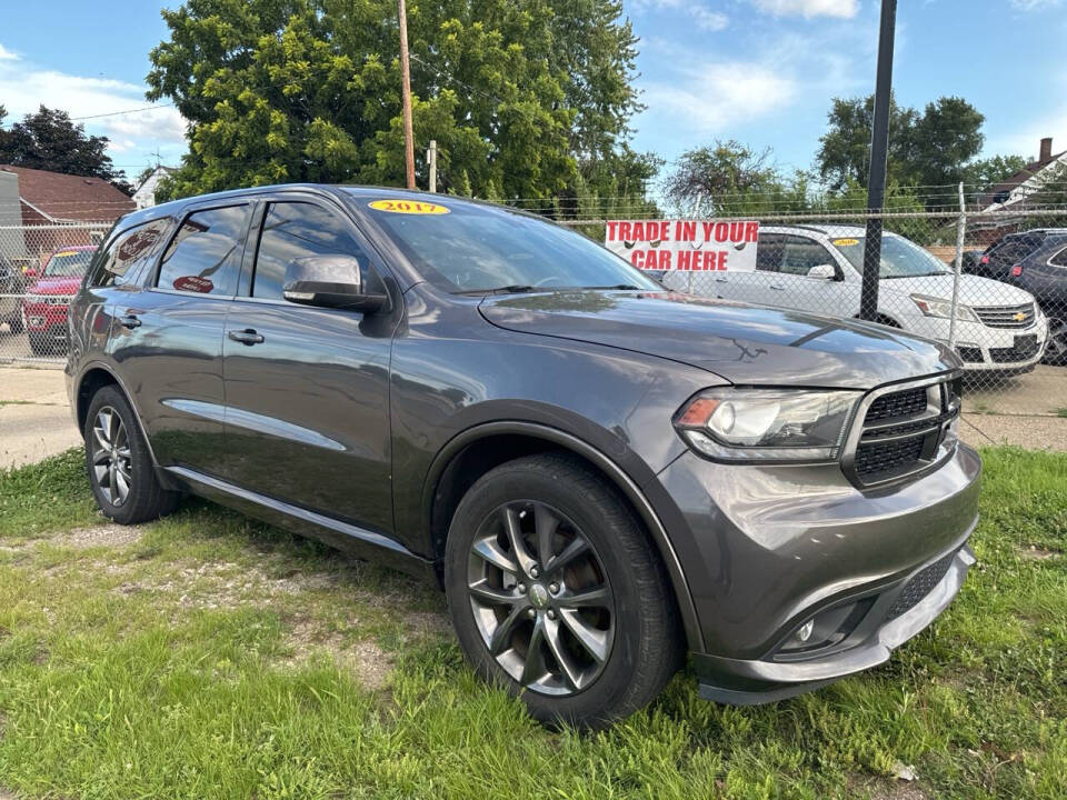 2017 Dodge Durango for sale at Matthew's Stop & Look Auto Sales in Detroit, MI