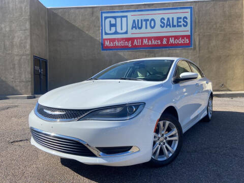 2016 Chrysler 200 for sale at C U Auto Sales in Albuquerque NM