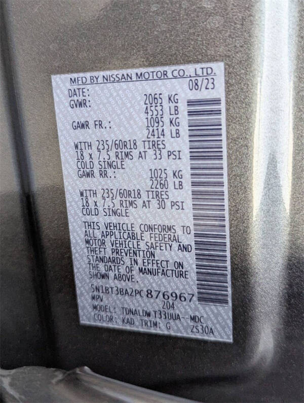 2023 Nissan Rogue SV