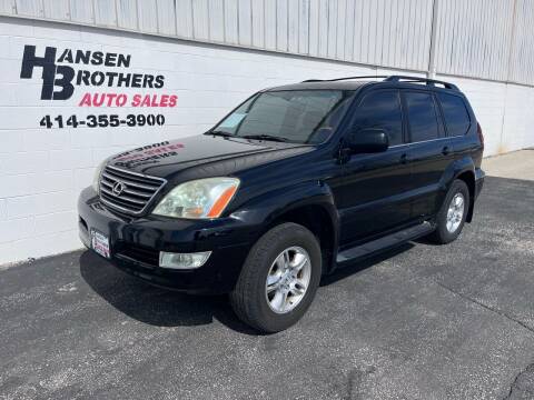 2004 Lexus GX 470 for sale at HANSEN BROTHERS AUTO SALES in Milwaukee WI