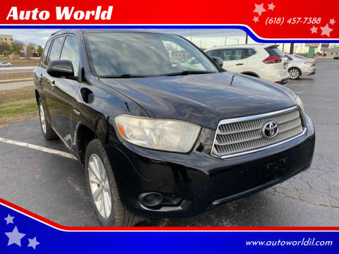 2008 Toyota Highlander Hybrid for sale at Auto World in Carbondale IL