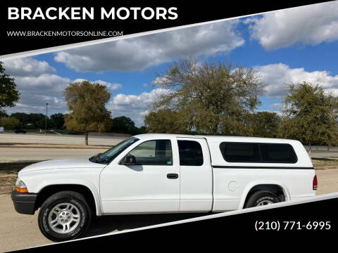 2004 Dodge Dakota for sale at BRACKEN MOTORS in San Antonio TX